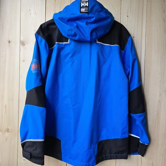 Helly Hansen Chelsea Workwear Waterproof Windbreaker Lined Jacket Mens Large - Picture 8 of 11